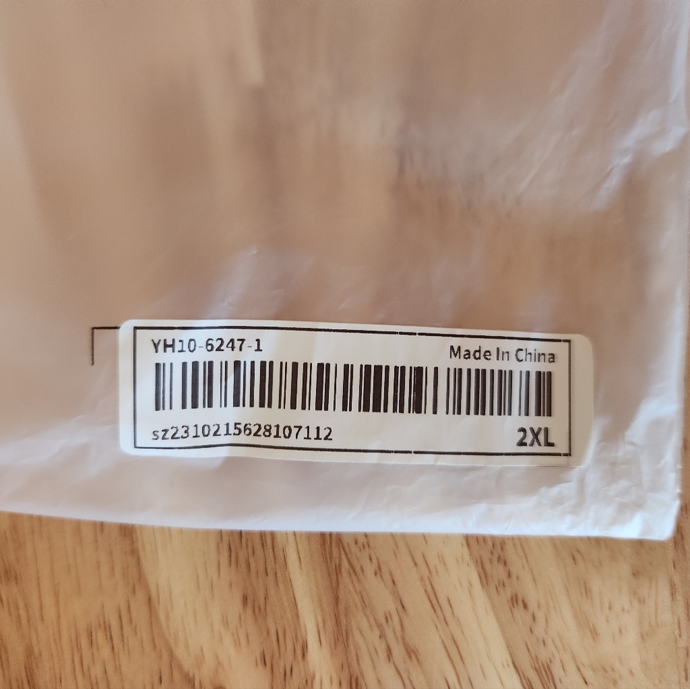 NWOT‎ Shein Green V-Neck Long Sleeve Top, Size 2XL - Picture 5 of 5